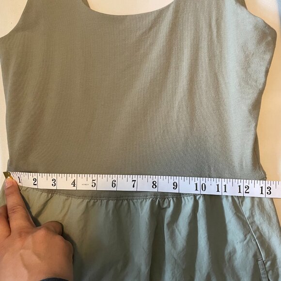 Everlane Sage Green Midi Dress - Picture 5 of 10